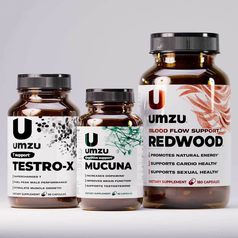 Libido Bundle: Mucuna Pruriens, Testro-X & Redwood Bundles UMZU
