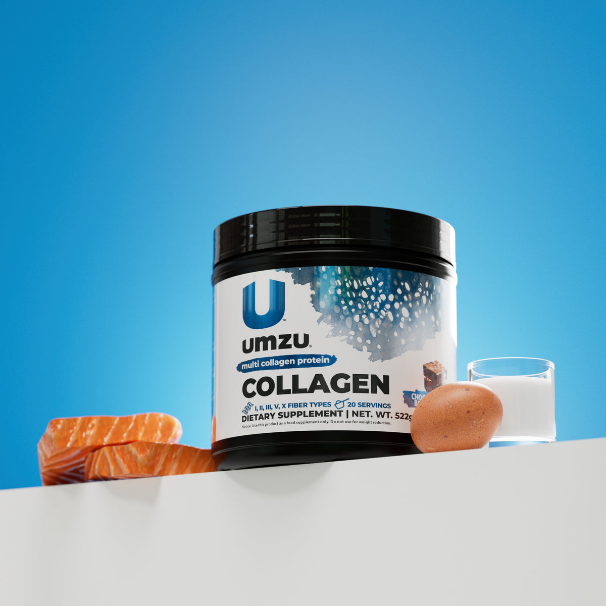 Collagen Protein: Joints, Skin & Muscle Support Powder UMZU Chocolate Brownie