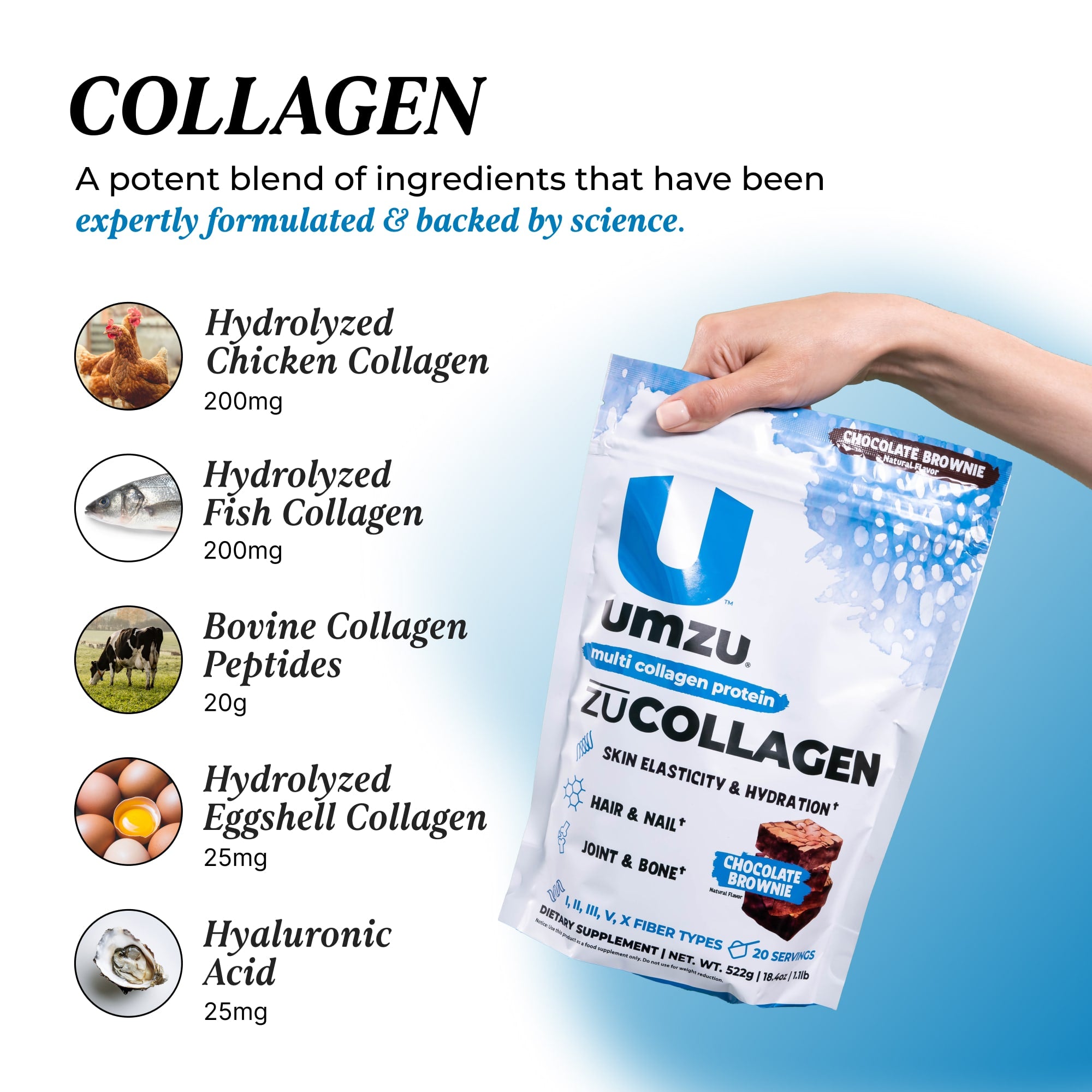 Collagen Protein - Unflavored - FBM Listing Powder UMZU