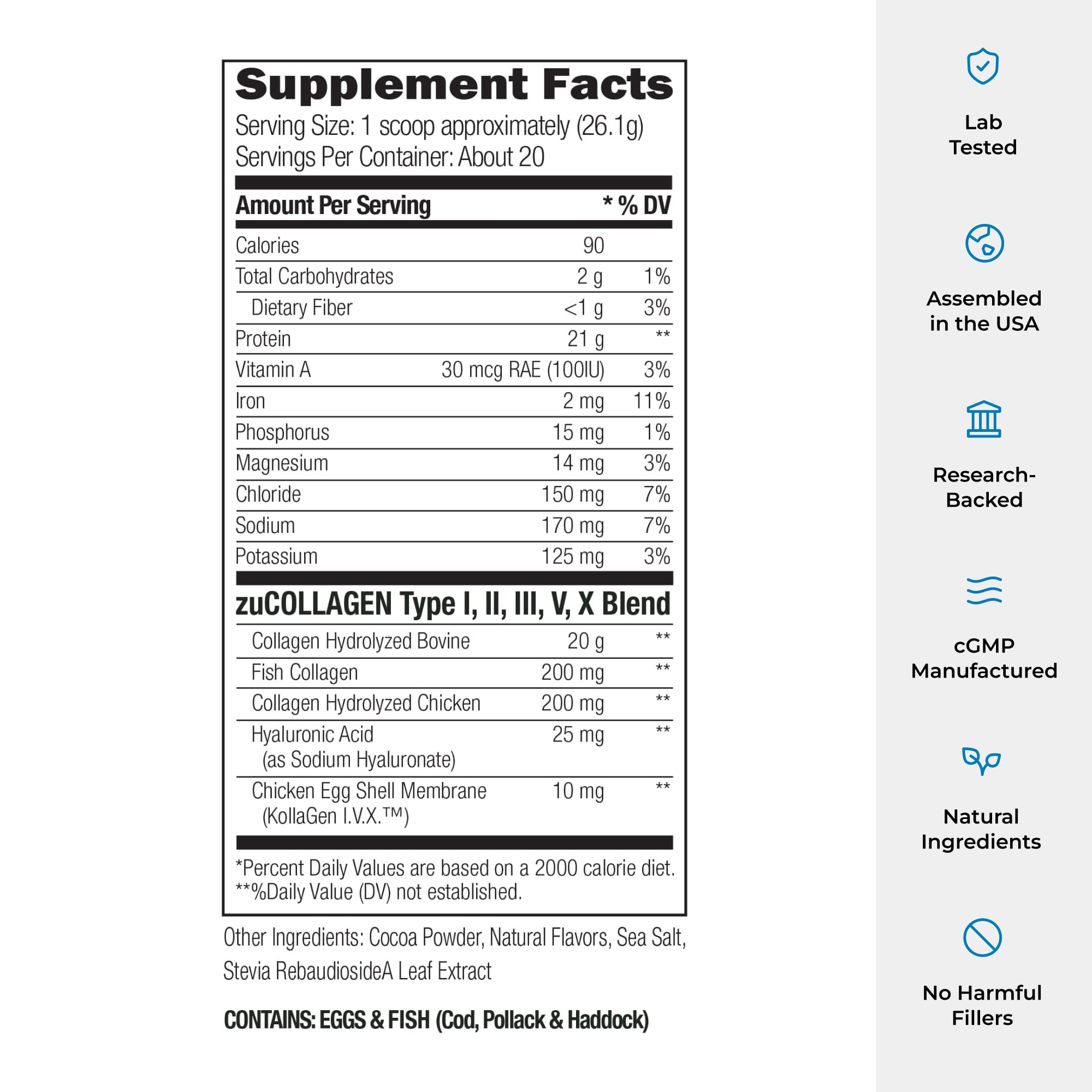 Collagen Protein - Unflavored - FBM Listing Powder UMZU