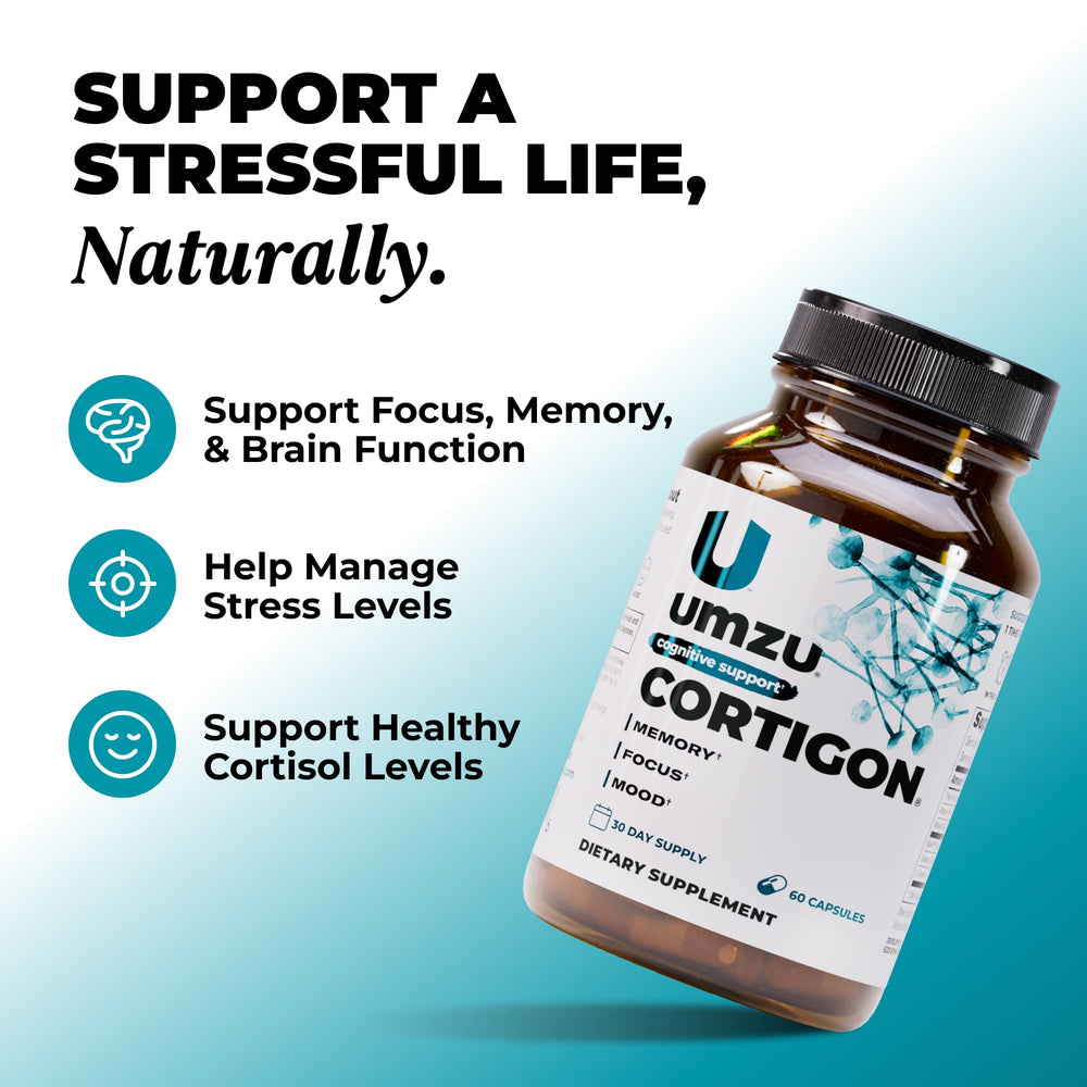 Cortigon: Natural Stress Relief & Cognitive Support Capsule UMZU
