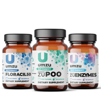 Digestive Health Bundle: Floracil50, zuPoo, zuEnzymes