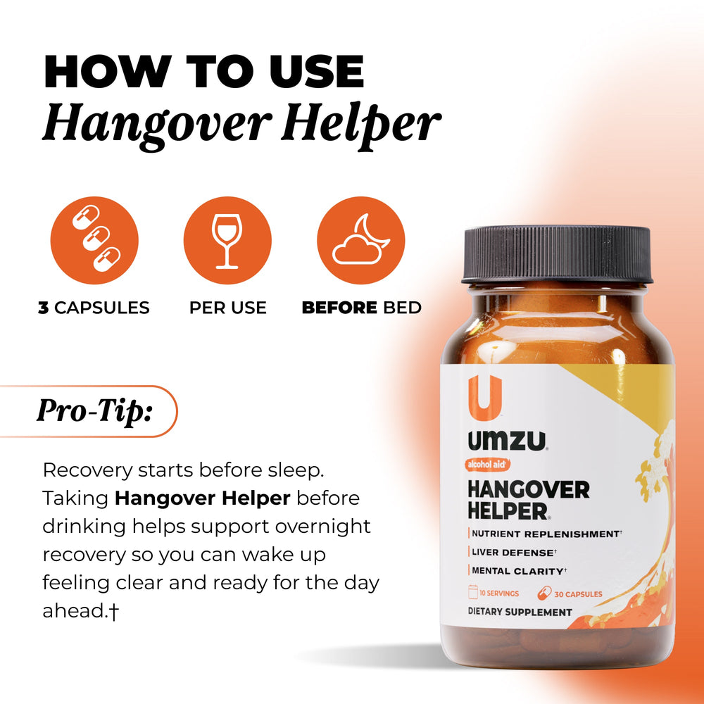 Hangover Helper: 3 Pack Bundle Capsule UMZU