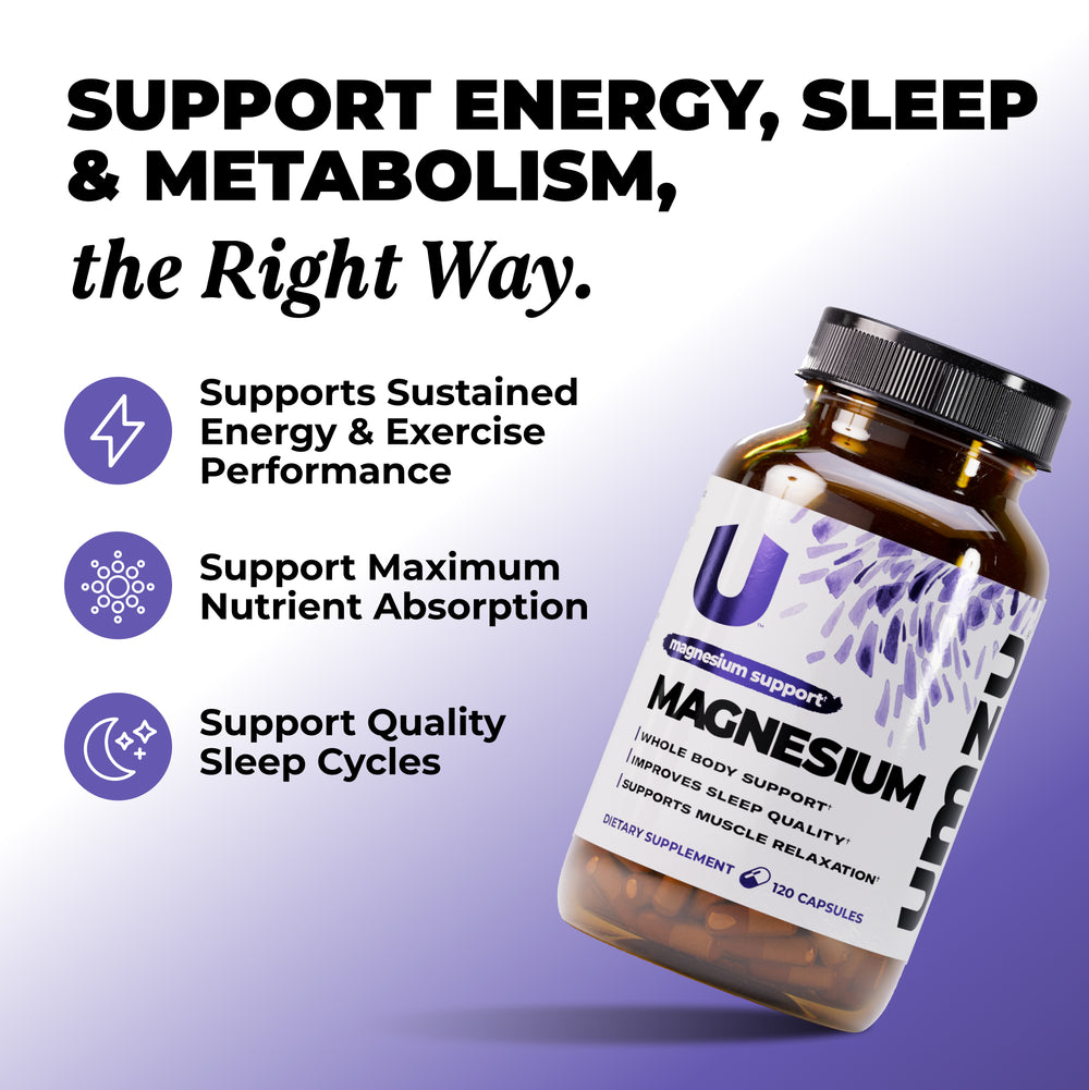 Daily Magnesium: Metabolism, Energy & Sleep Support