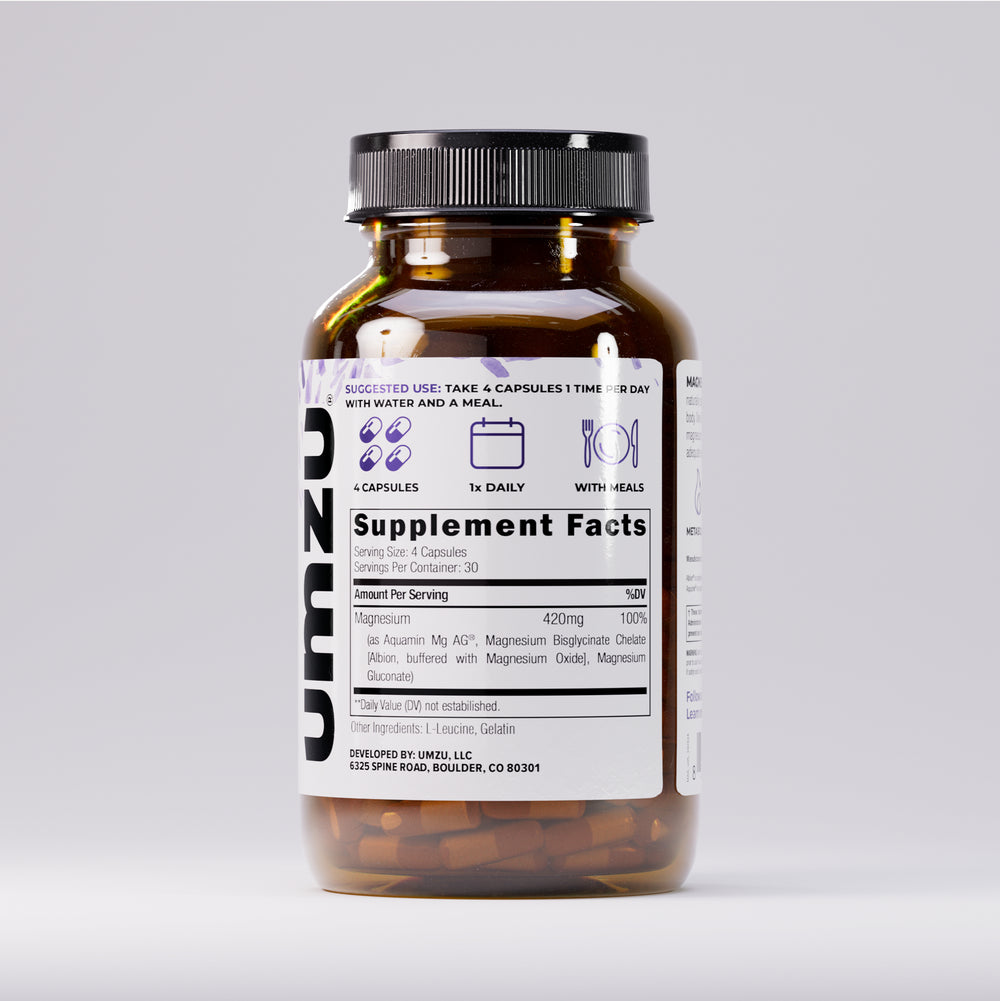 Daily Magnesium: Metabolism, Energy & Sleep Support