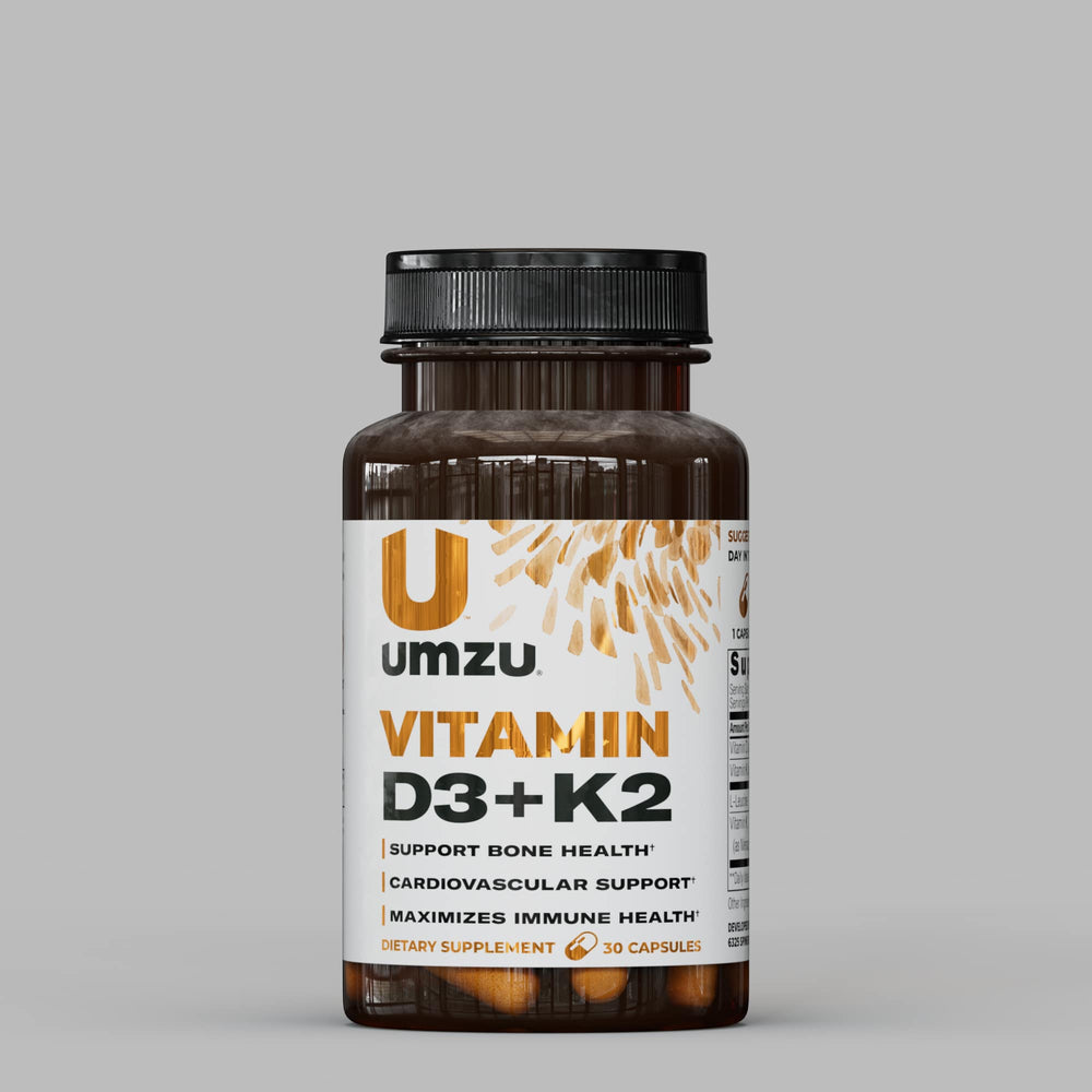 Vitamin D3 + K2 : 3 Pack Bundle Capsule UMZU