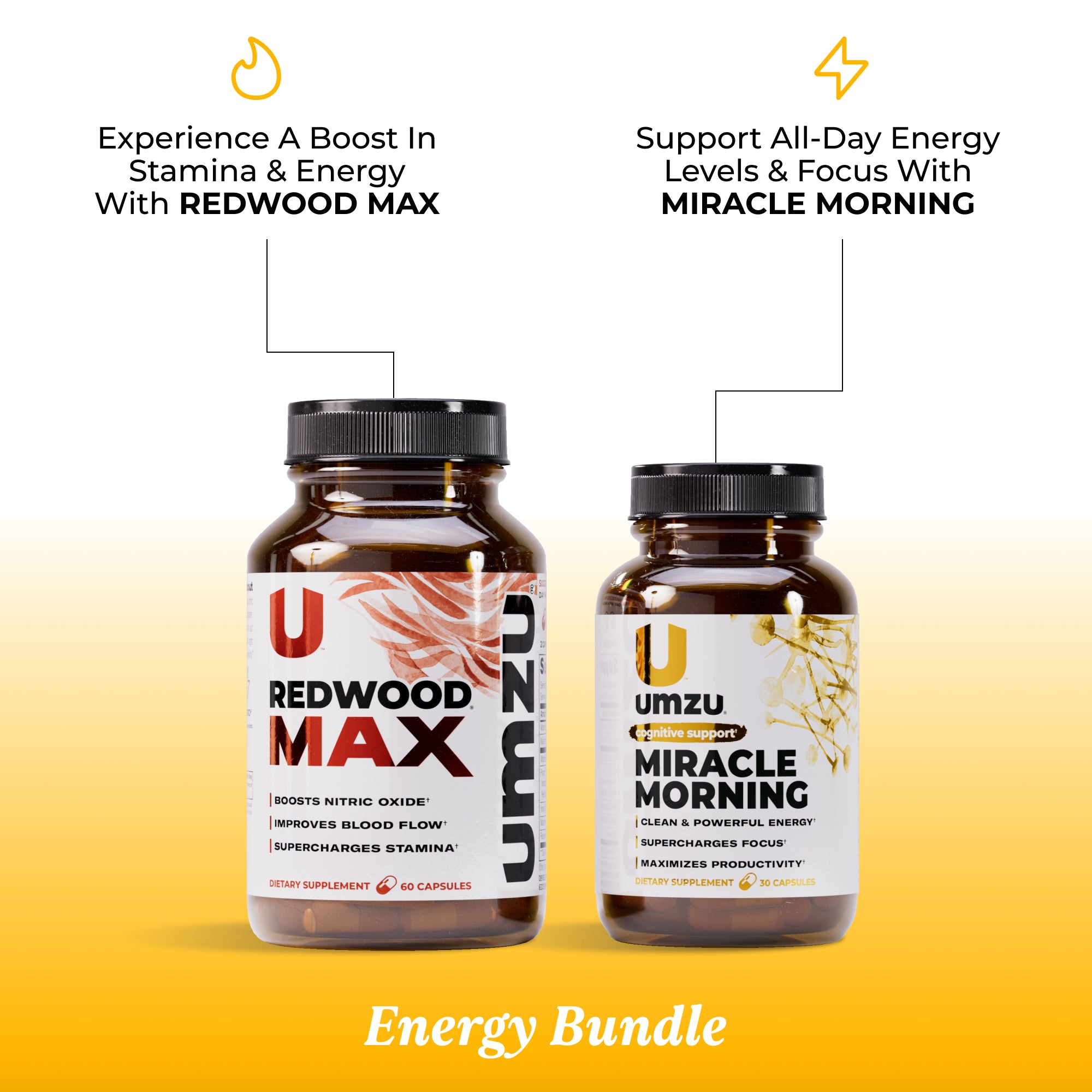 Energy Bundle: Redwood Max and Miracle Morning Bundles UMZU