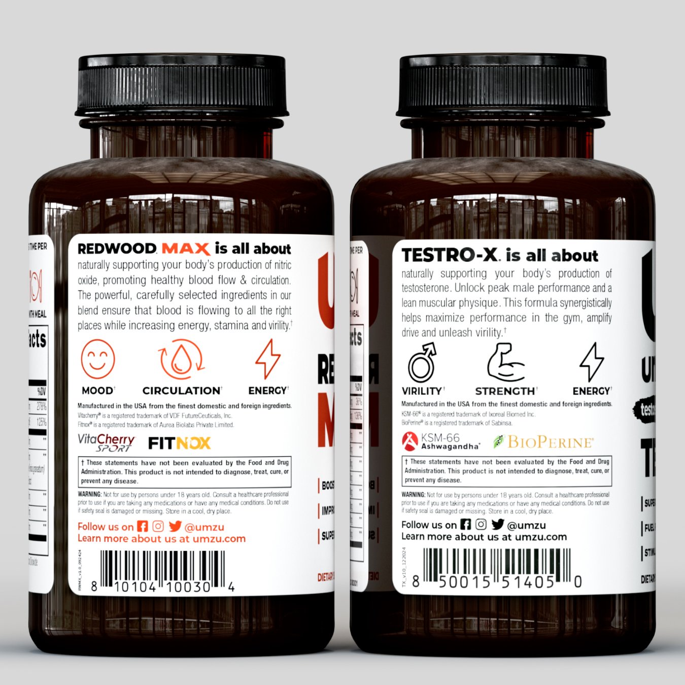 Peak Performance Bundle: Boost Testosterone and Blood Flow Bundles UMZU