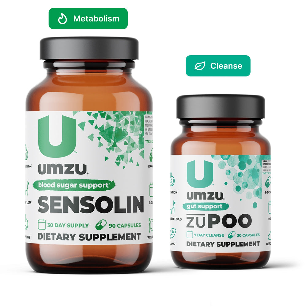 Sensolin GLP-1 & zuPoo Bundle: Blood Sugar & Cleanse Support Bundles UMZU