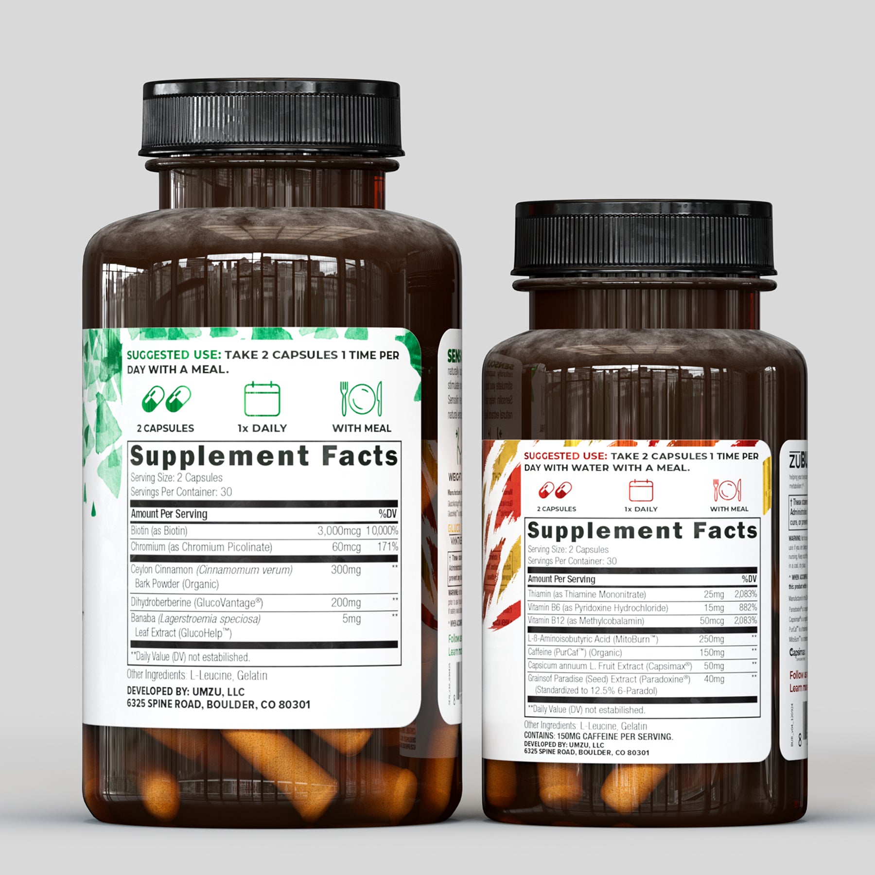 The Slimmer Summer Bundle: Support Weight Loss and Energy Capsule UMZU