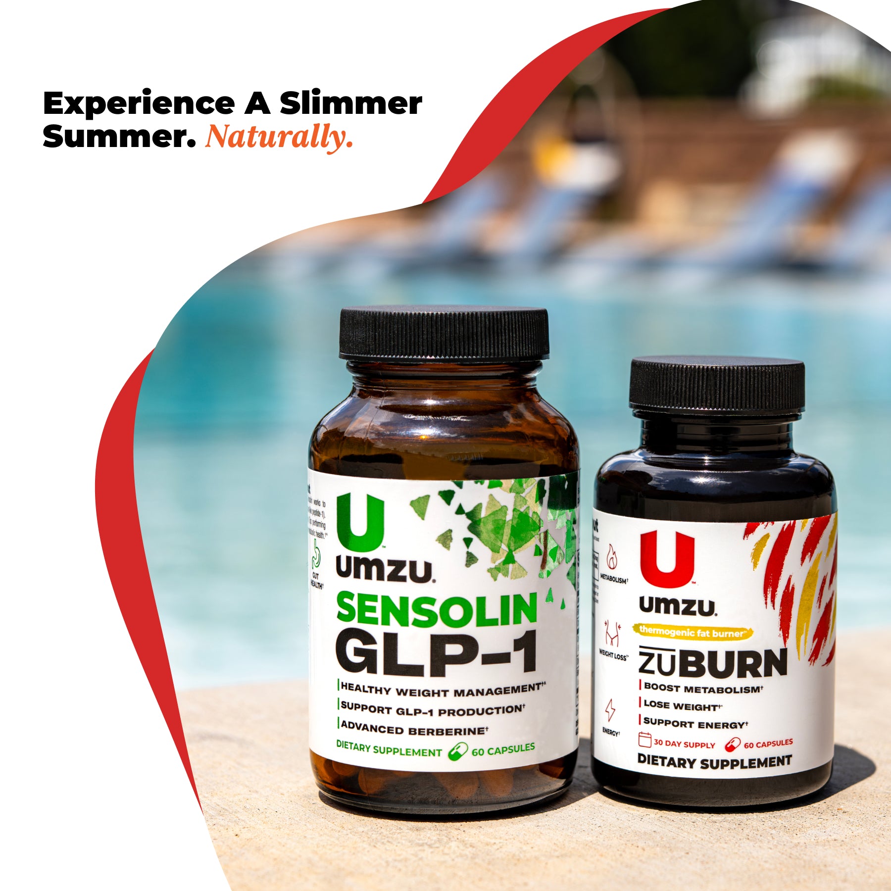 The Slimmer Summer Bundle: Support Weight Loss and Energy Capsule UMZU