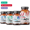 Total Gut Health Optimization Bundle: zuEnzymes, ACV+Prebiotics, zuPoo, and Floracil50 Bundles UMZU   