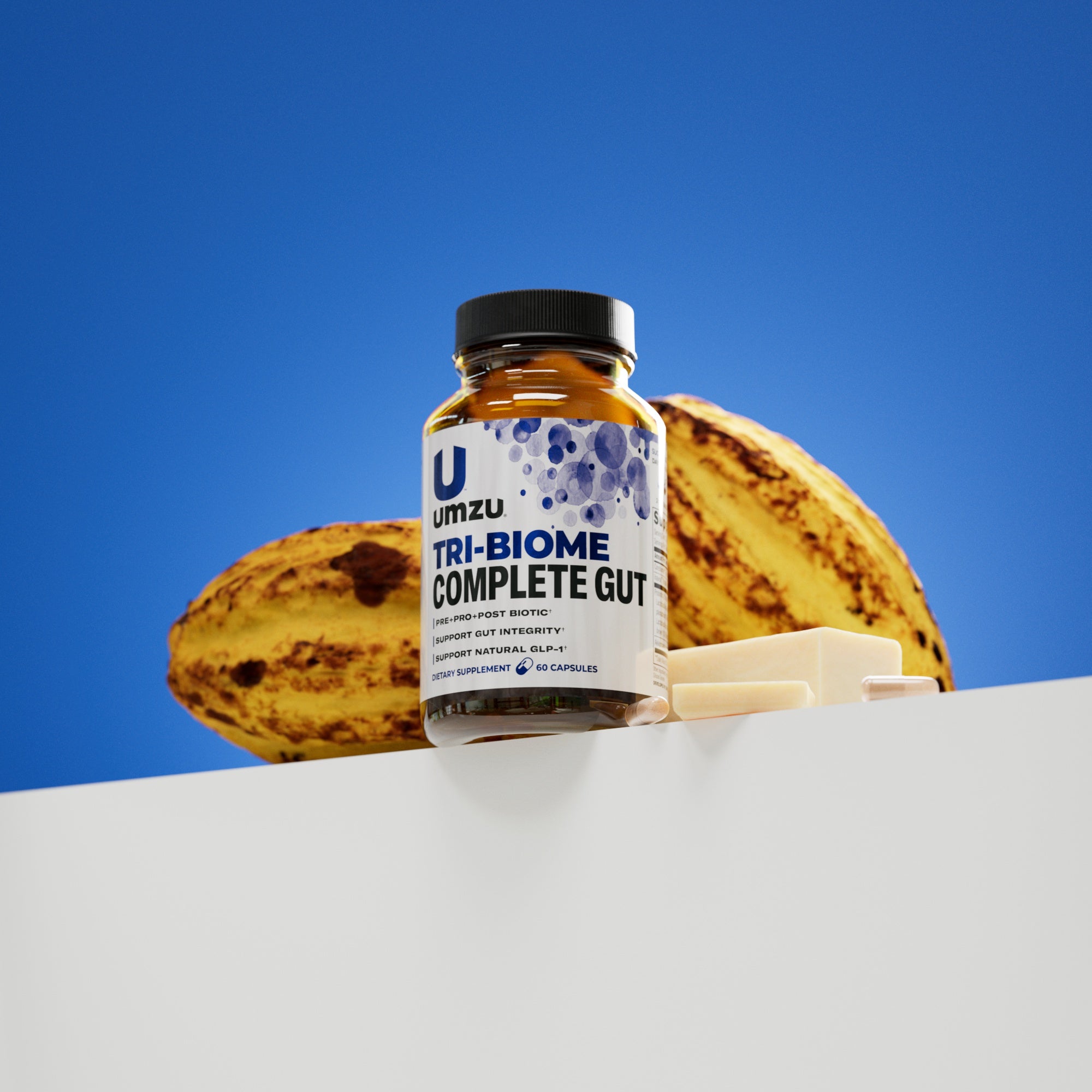 Tri-Biome: Pre+Pro+Post Biotic Gut Health Solution Capsule UMZU