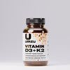 Vitamin D3 + K2 : 3 Pack Bundle Capsule UMZU