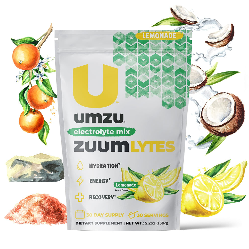ZUUM LYTES: Electrolyte Drink Powder Vitamins & Supplements UMZU Lemonade  