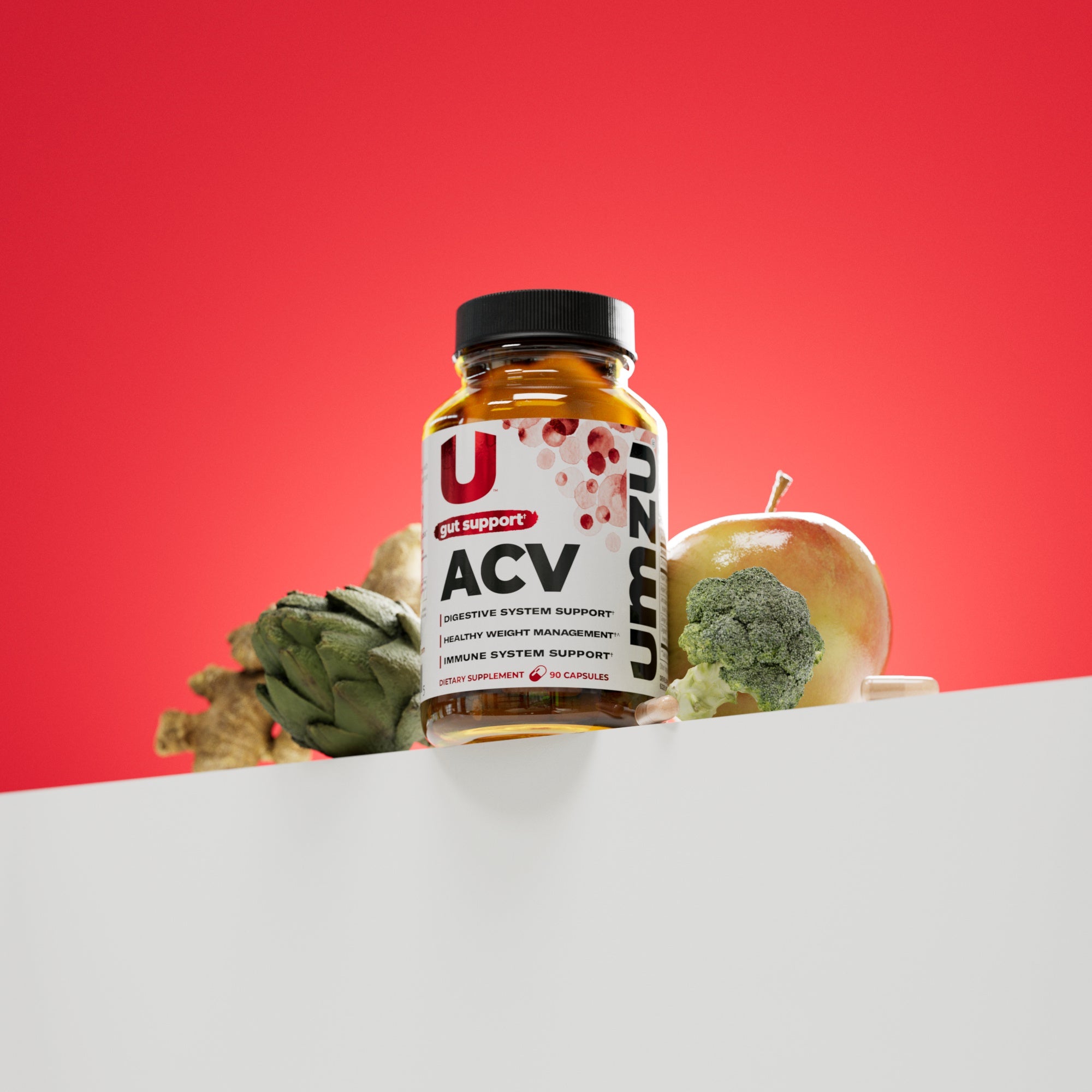 zuACV + Prebiotics: Digestion, Immunity & Weight Loss Capsule UMZU