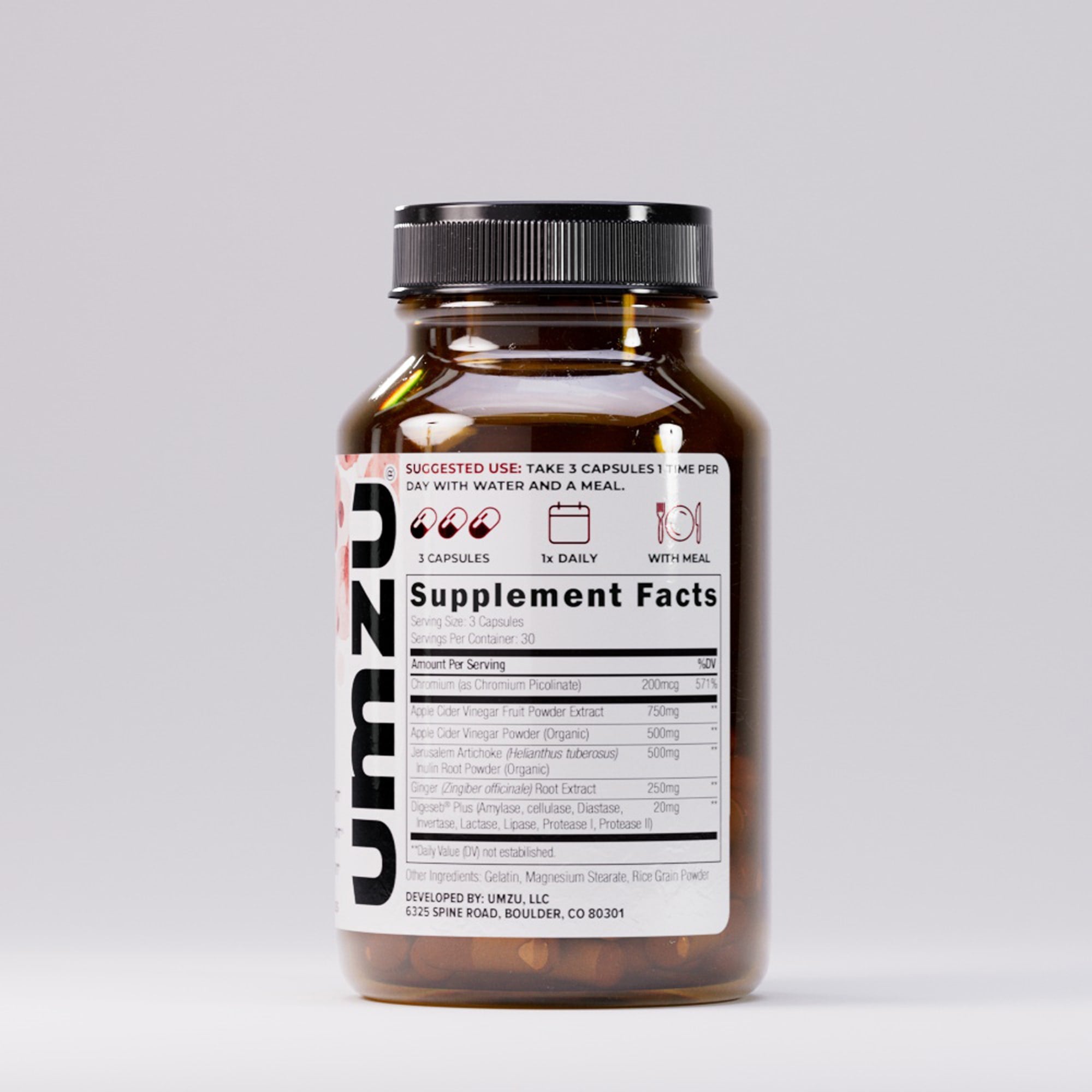 zuACV + Prebiotics: FBM Listing Capsule UMZU