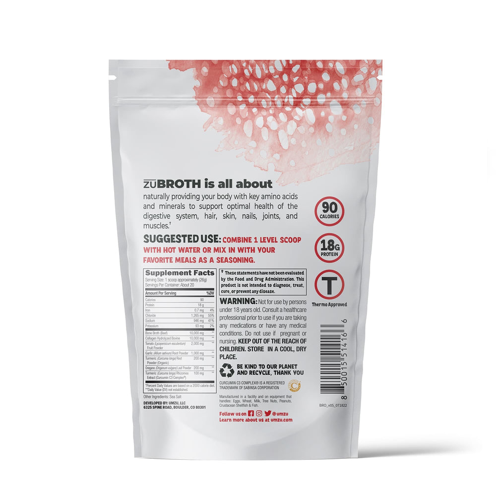 zuBroth Bone Broth: Free Gift Powder UMZU