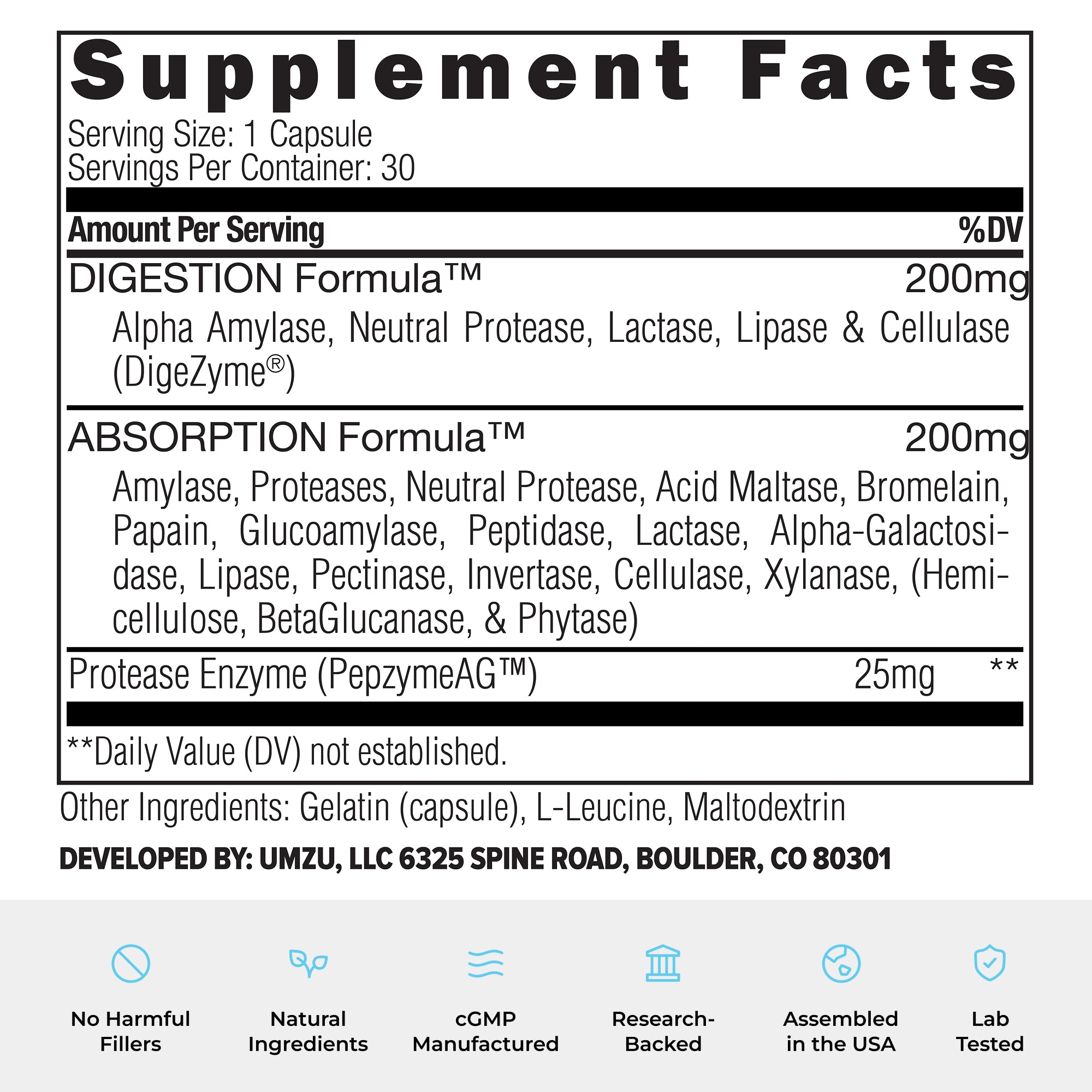zuEnzymes: FBM Listing Capsule UMZU
