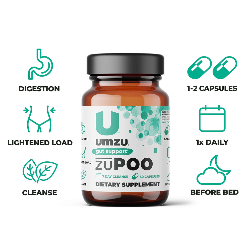 Digestive Health Bundle: Floracil50, zuPoo, zuEnzymes Bundles UMZU   