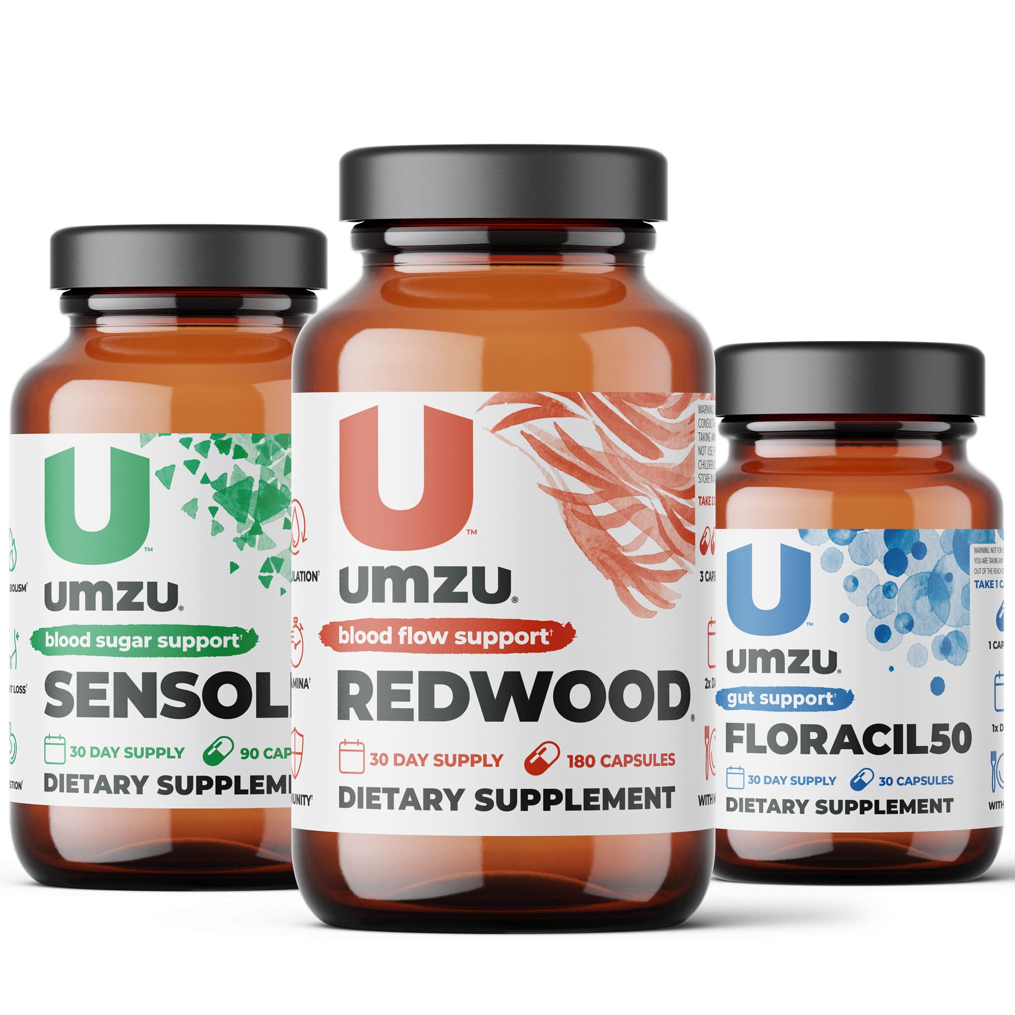 The Women's Essentials Bundle: Redwood, Floracil50 & Sensolin GLP-1 Bundles UMZU
