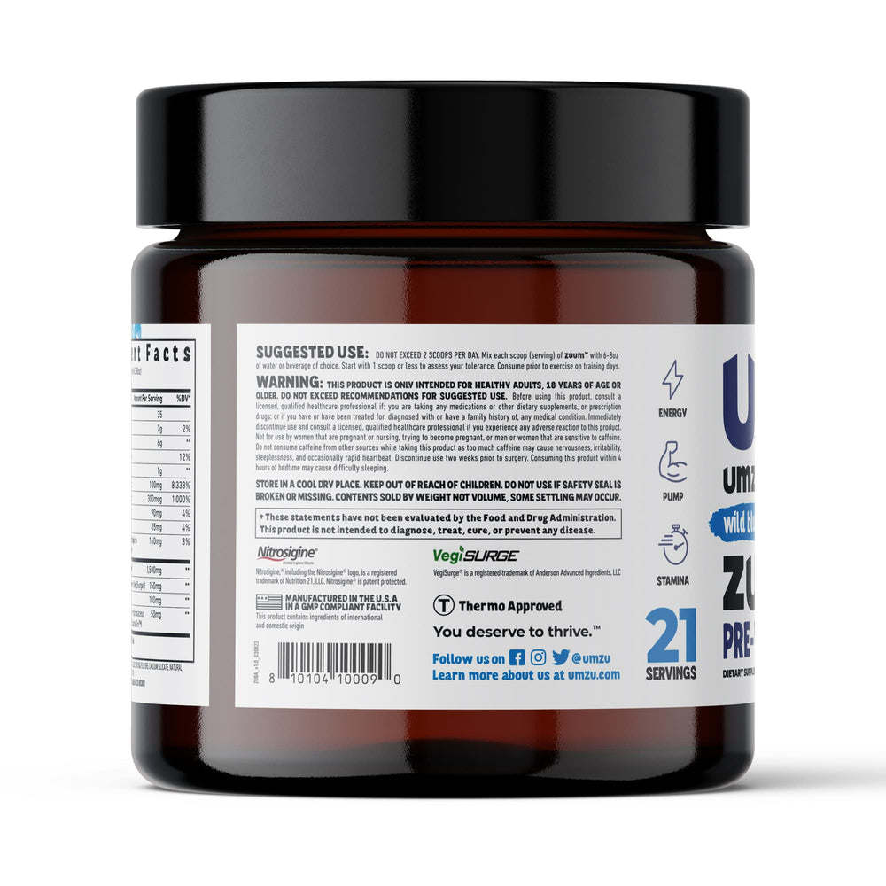 Zuum Pre-Workout: 3 Pack Bundle Bundles UMZU