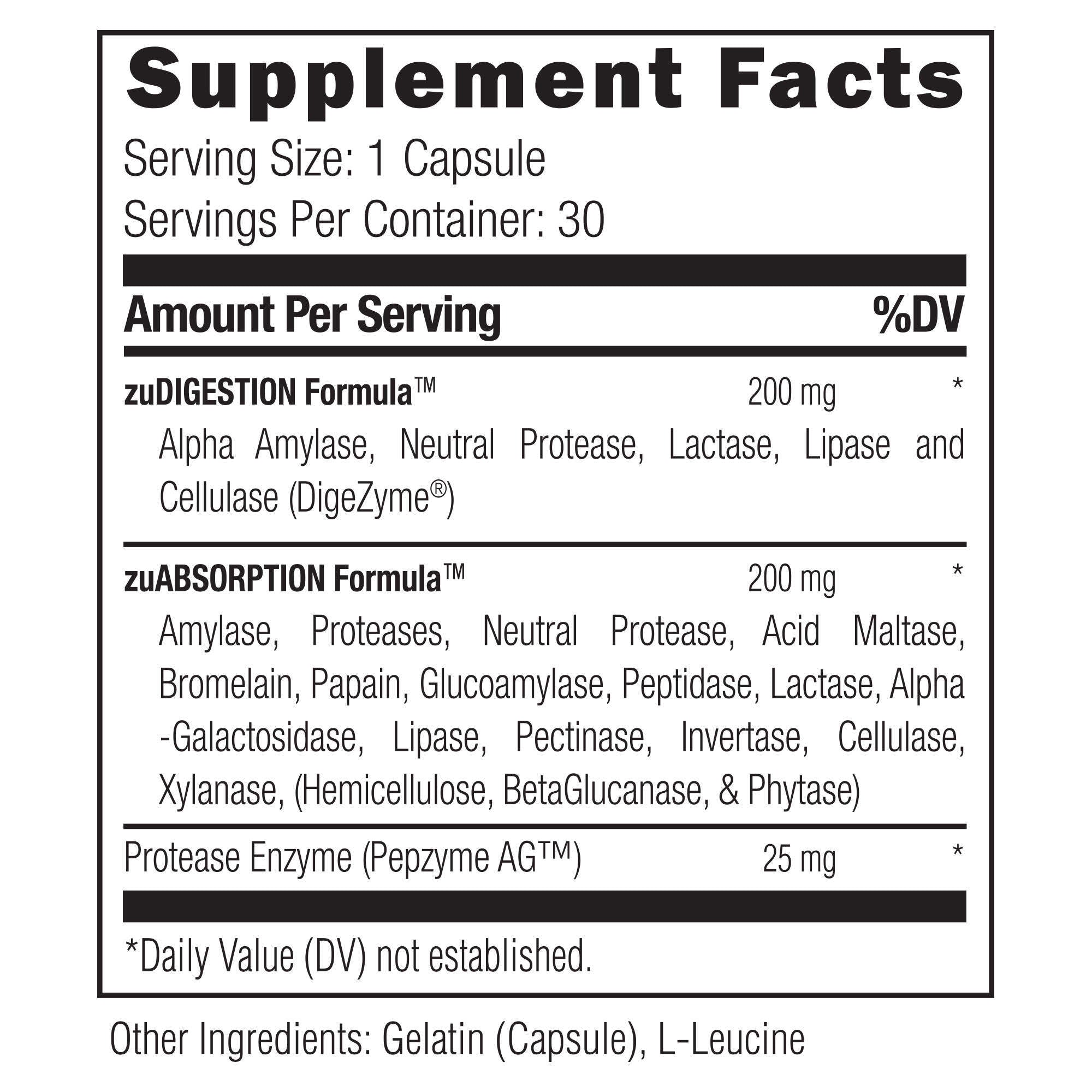 Digestive Health Bundle: Floracil50, zuPoo, zuEnzymes Bundles UMZU   