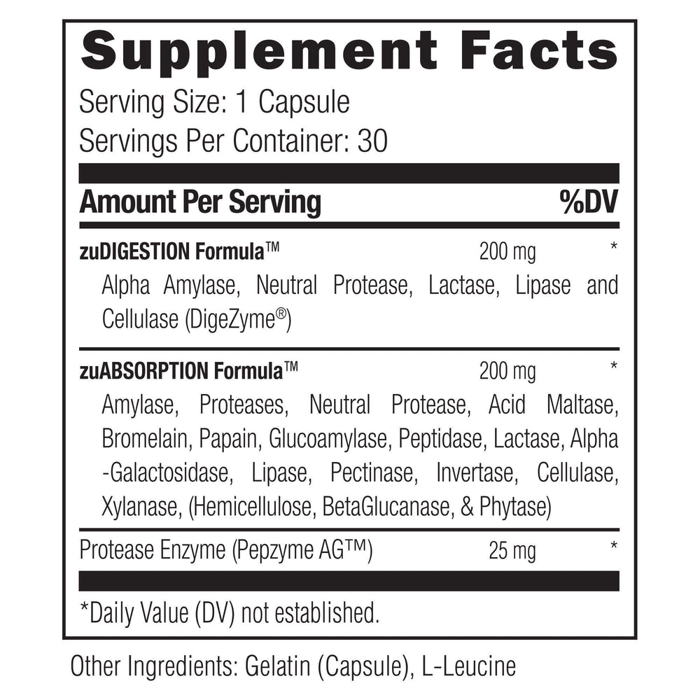 Digestive Health Bundle: Floracil50, zuPoo, zuEnzymes Bundles UMZU   